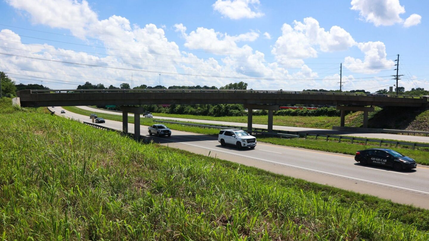 The Gene Field Road bridge is pictured in this previous photo in 2025 in St. Joseph.