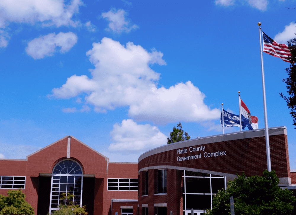 The Platte County Government office Complex is shown.