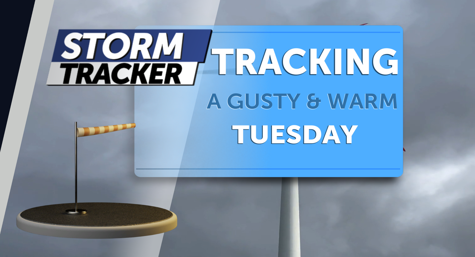 Tracking a warm and gusty Tuesday