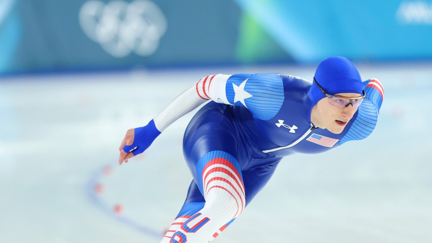 <i>NBC Olympics</i><br/>Jordan Stolz races in the 1500m