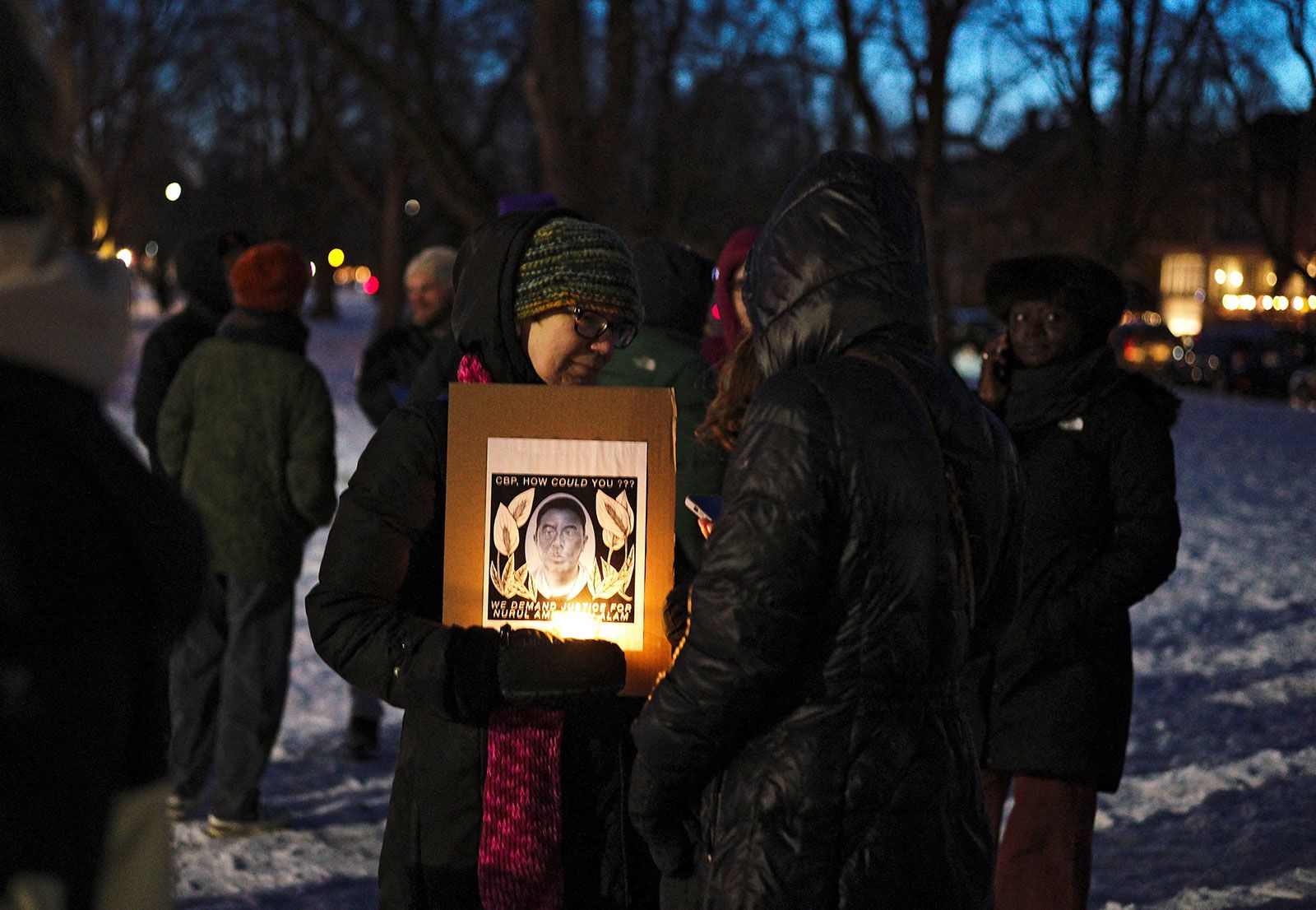 <i>Craig Ruttle/Reuters via CNN Newsource</i><br/>Activists gather Thursday in the Elmwood Village neighborhood of Buffalo