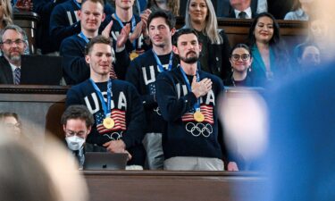 The United States Olympic men's hockey team