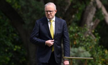 Australian Prime Minister Anthony Albanese at Government House in Canberra