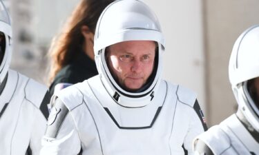 The Crew-11 astronauts are seen as they head to their launchpad at Kennedy Space Center in Florida in August 2025.