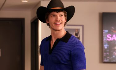 Connor Storrie arrives on set for a Jan. 12 appearance on "Late Night with Seth Meyers."