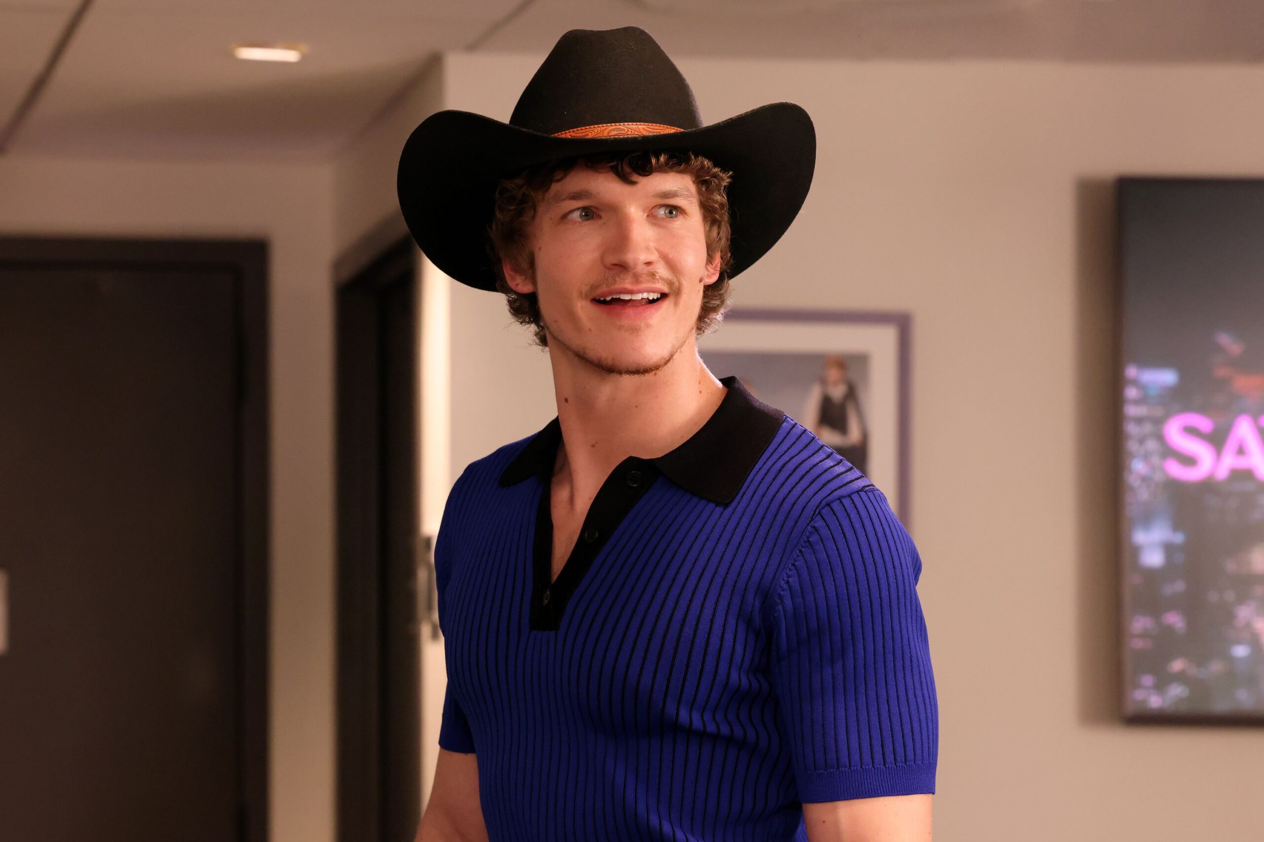 <i>Lloyd Bishop/NBC/Getty Images via CNN Newsource</i><br/>Connor Storrie arrives on set for a Jan. 12 appearance on 