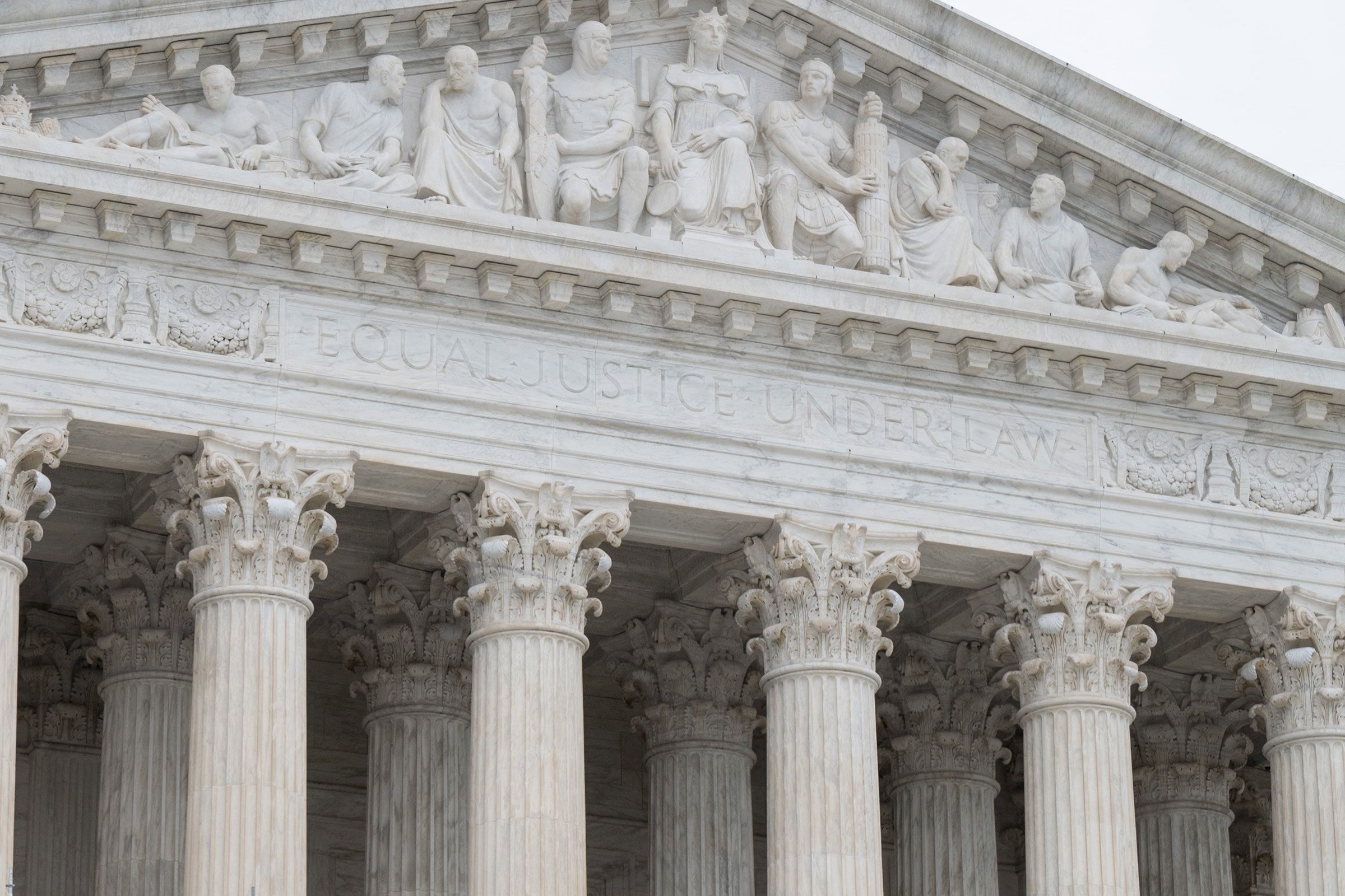 <i>Saul Loeb/AFP/Getty Images/File via CNN Newsource</i><br/>A view of the US Supreme Court in Washington
