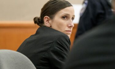 Carmen Lauber takes the stand during the Kouri Richins trial on Thursday.
