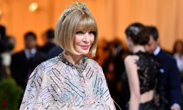 Anna Wintour arrives at the 2022 Met Gala at the Metropolitan Museum of Art.
