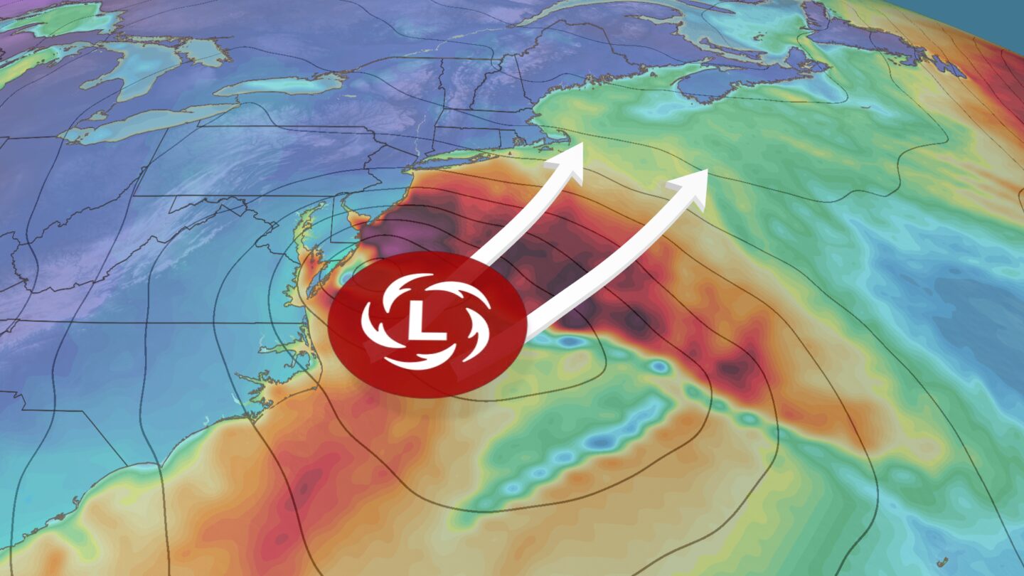 <i>CNN Weather via CNN Newsource</i><br/>Bigger impacts would be expected if the storm tracks closer to the coast. Impacts would be less if the storm tracks farther offshore.