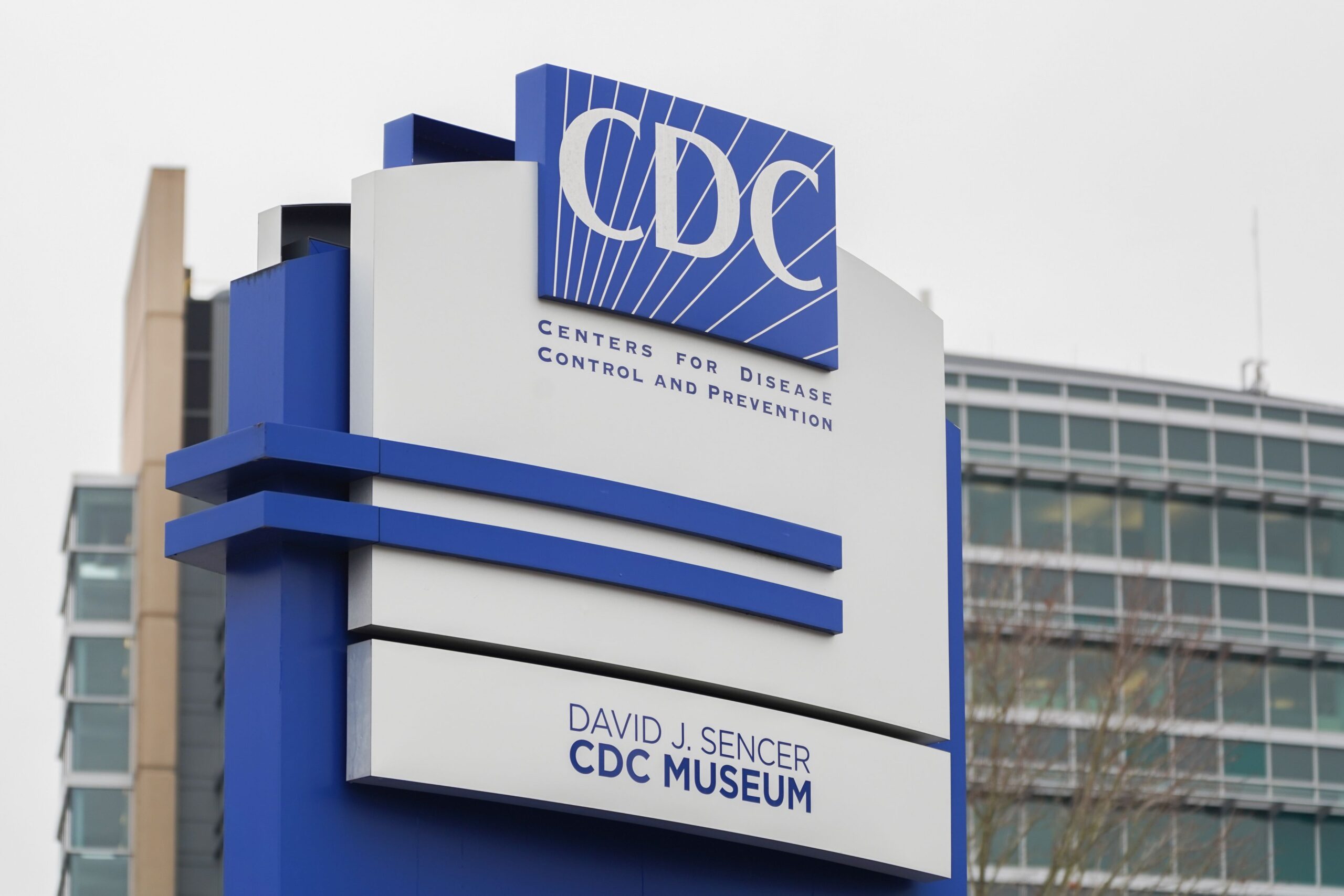<i>Megan Varner/Bloomberg/Getty Images via CNN Newsource</i><br/>Signage outside the Center for Disease Control (CDC) headquarters in Atlanta