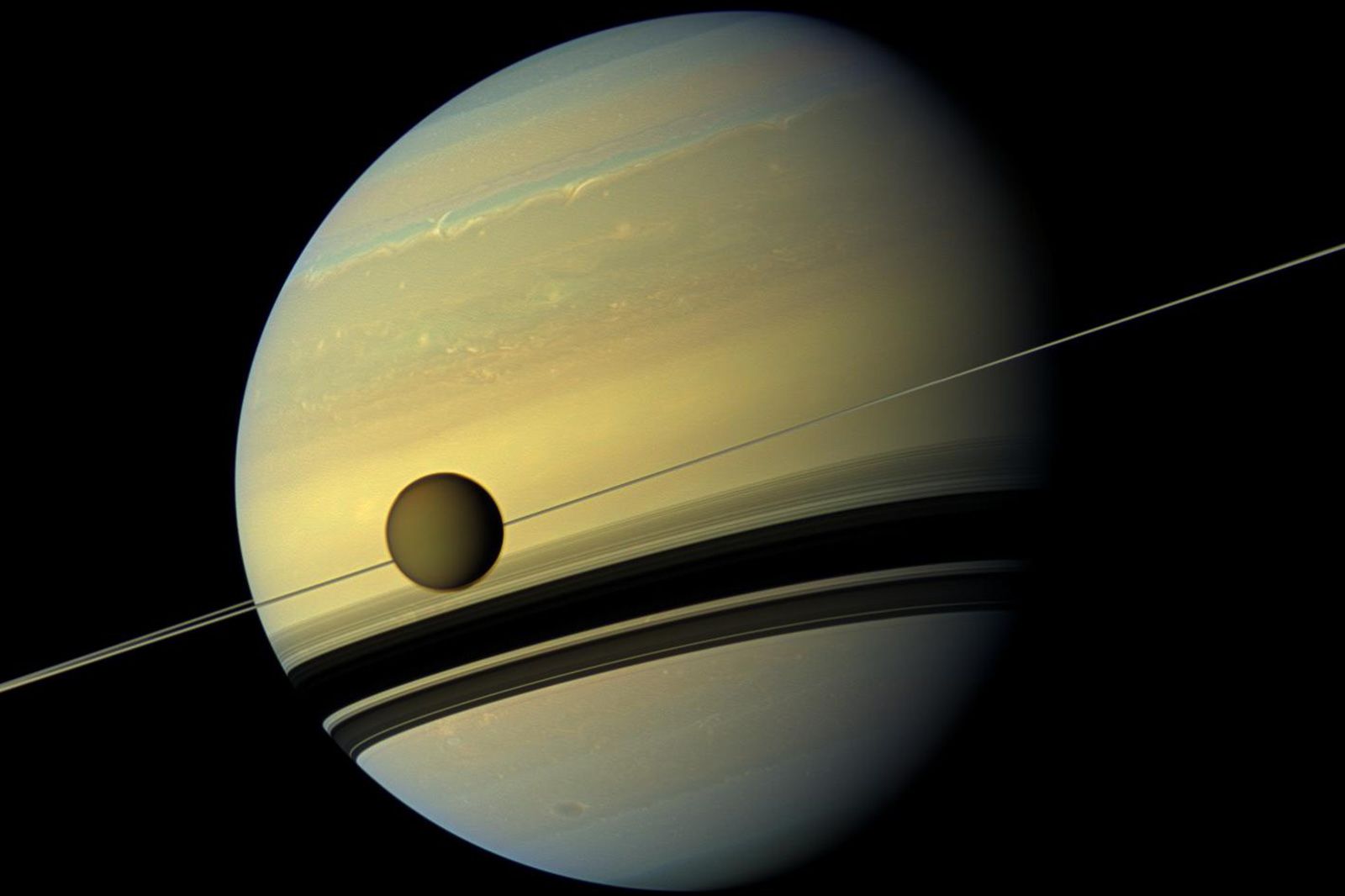 <i>NASA/JPL-Caltech/University of Arizona/University of Idaho via CNN Newsource</i><br/>A view of Titan from Cassini