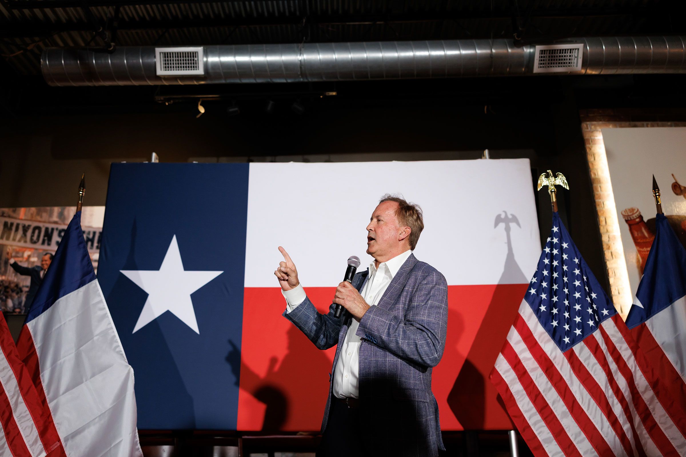<i>Mark Felix/Bloomberg/Getty Images via CNN Newsource</i><br/>Ken Paxton