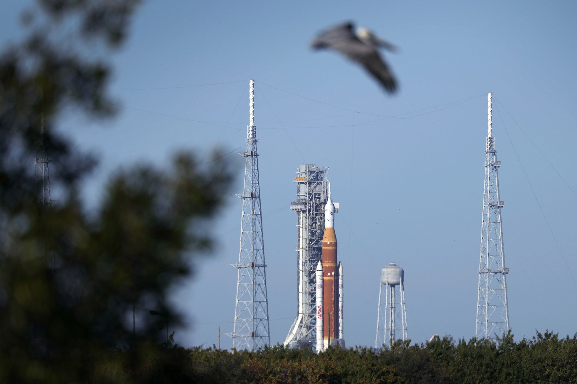 <i>Joel Kowsky/NASA via CNN Newsource</i><br/>NASA’s Artemis II Space Launch System