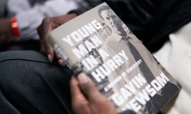 San Francisco Mayor Gavin Newsom speaks during a news conference following a California Supreme Court decision to overturn the ban on same-sex marriage on May 15