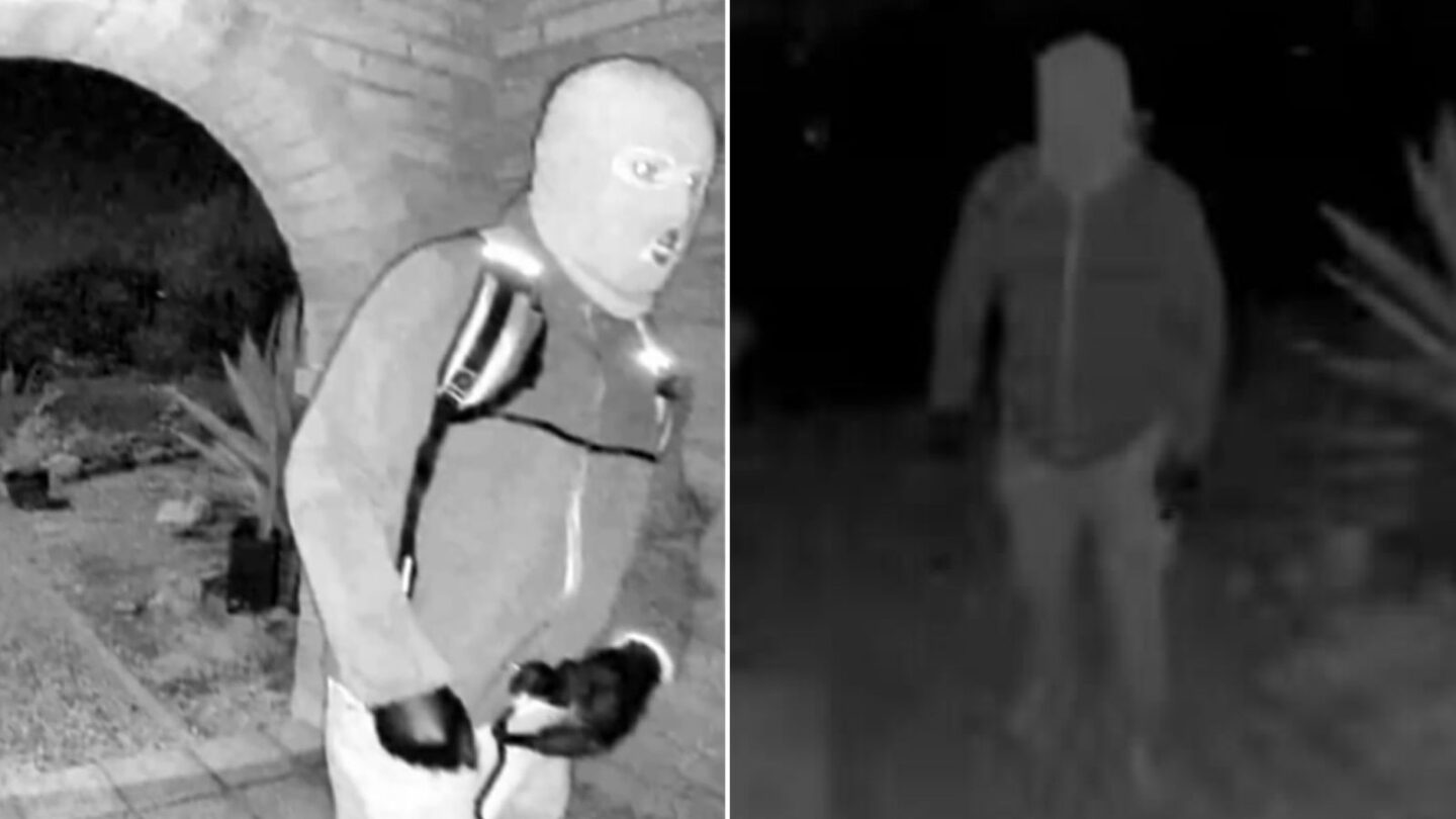 <i>FBI via CNN Newsource</i><br/>In this photo released by the FBI shows the masked suspect in the disappearance of 84-year-old Nancy Guthrie appears to have been at her front door earlier than February 1