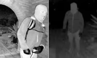 In this photo released by the FBI shows the masked suspect in the disappearance of 84-year-old Nancy Guthrie appears to have been at her front door earlier than February 1