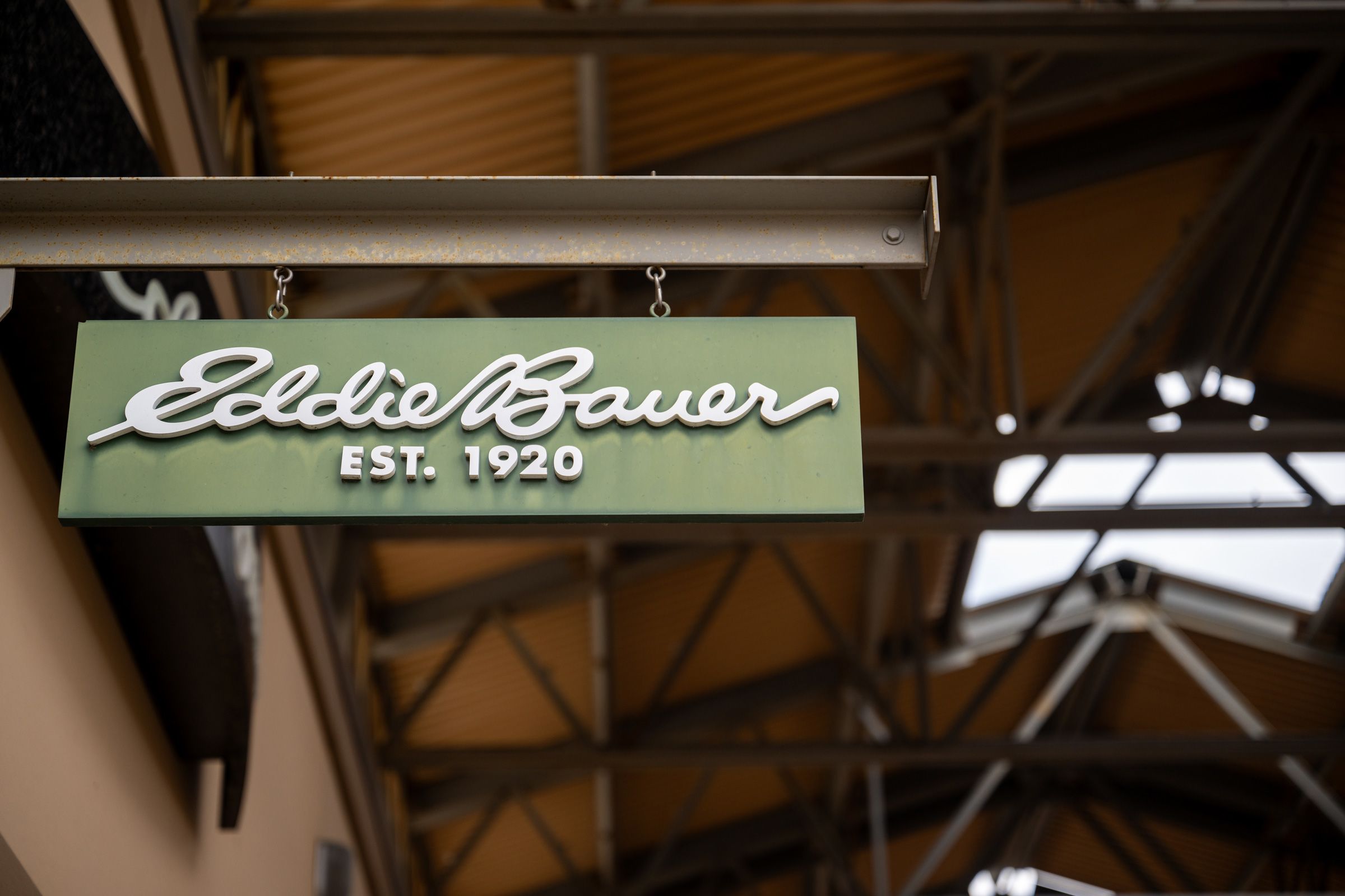<i>Brandon Bell/Getty Images via CNN Newsource</i><br/>An Eddie Bauer store is seen on February 3