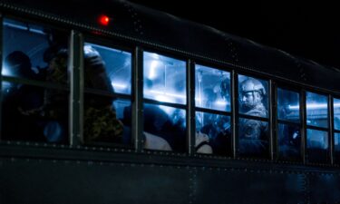 A US deportation flight takes off from Fort Bliss in El Paso