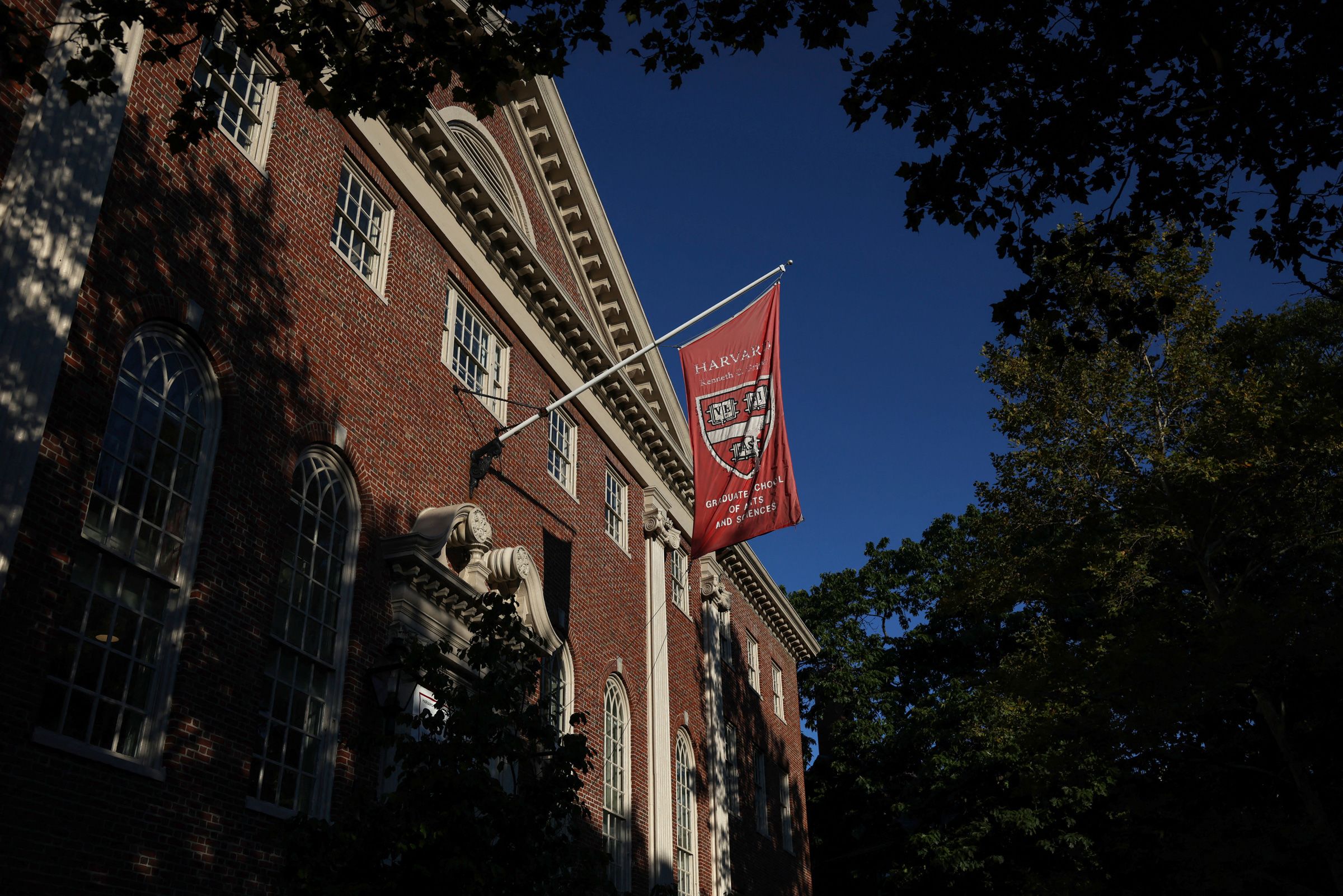 <i>Shannon Stapleton/Reuters via CNN Newsource</i><br/>A flag hangs on campus at Harvard University in Cambridge