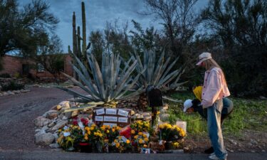 News crews gather outside Nancy Guthrie's home on Thursday