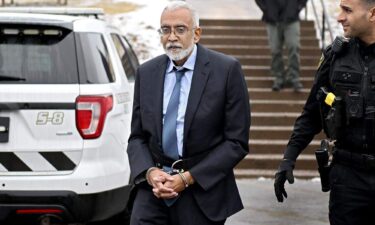 Subramanyam "Subu" Vedam arrives at the Centre County Courthouse for a hearing on February 6