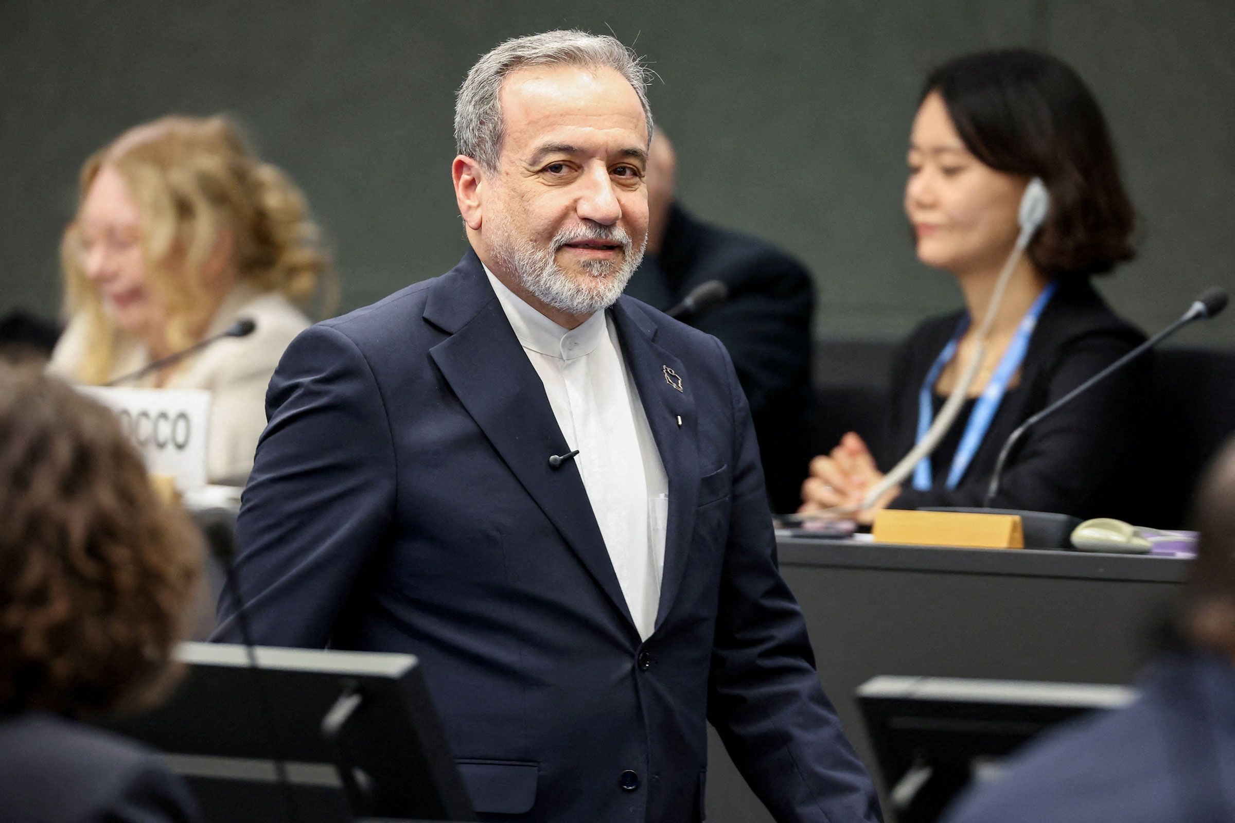 <i>Pierre Albouy/Reuters via CNN Newsource</i><br/>Iran's Foreign Minister Abbas Araghchi