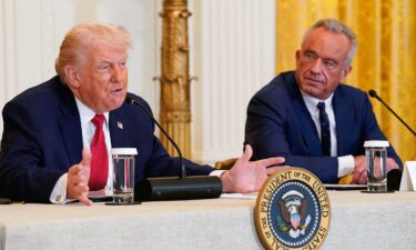 President Donald Trump speaks during an event on drug pricing in the South Court Auditorium on the White House campus on February 5