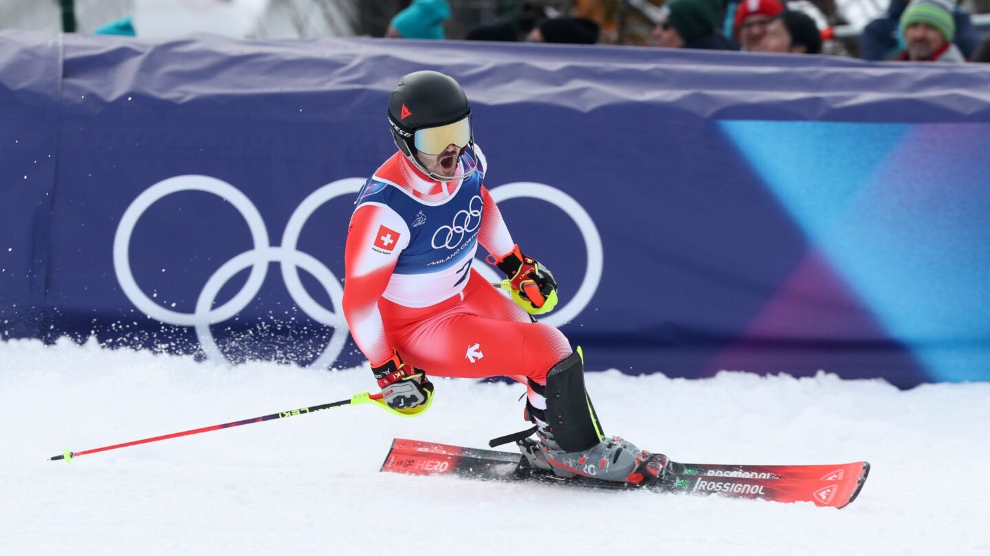 Loic Meillard completed an Olympic 