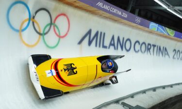 Laura Nolte on track in two-woman bobsled