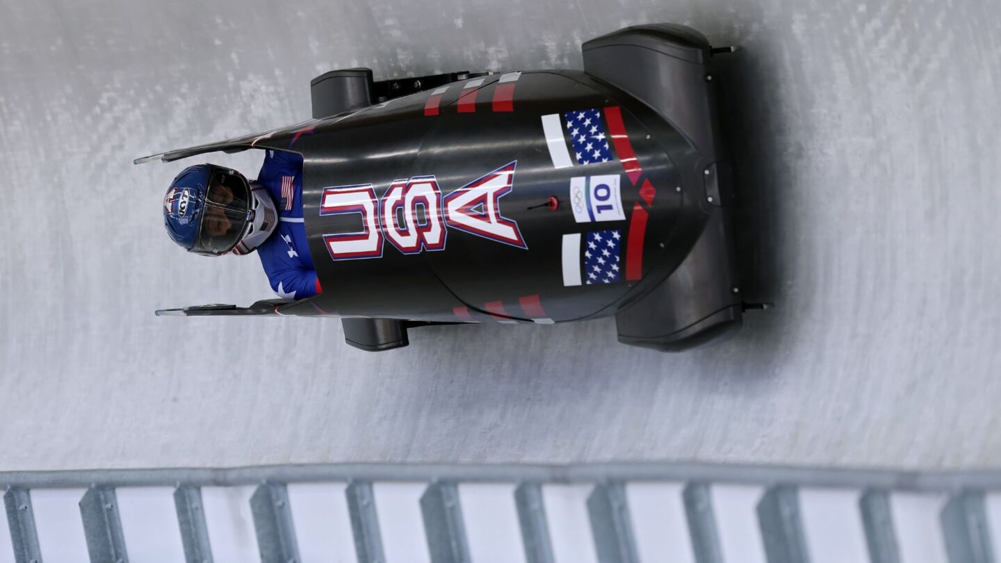 Elana Meyers Taylor on track in monobob