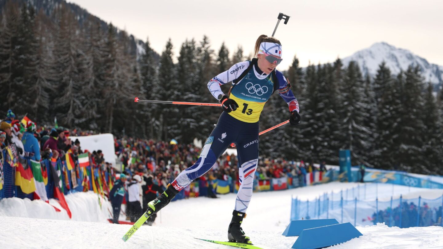 <i>NBC Olympics</i><br/>Team France in the women's biathlon relay.