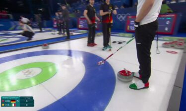 Germany vs. Italy curling.