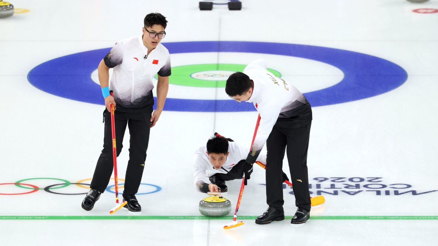 China curlers come down the ice