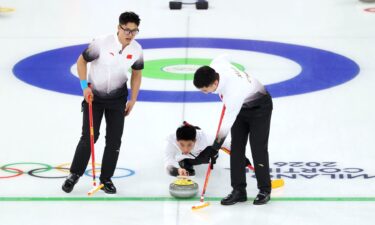 China curlers come down the ice