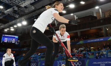 Canada curlers come down the ice