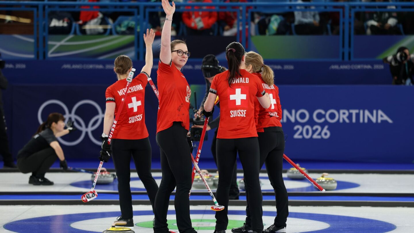 Switzerland celebrates its performance.