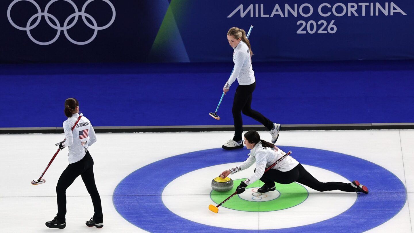 <i>NBC Olympics</i><br/>Tabitha Peterson prepares to throw