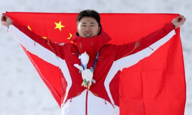 men's aerials podium