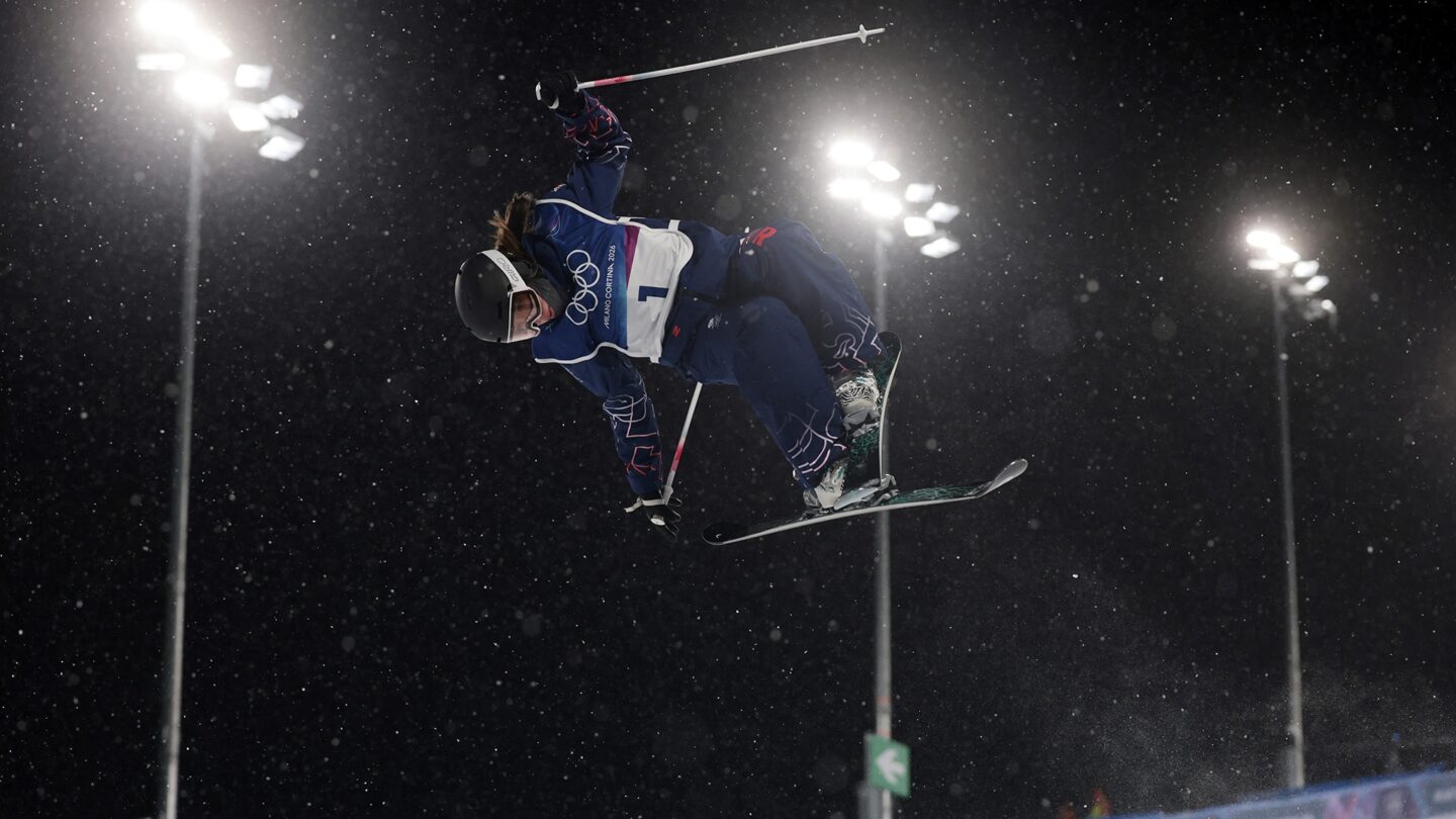 <i>NBC Olympics</i><br/>Zoe Atkin competes in freeski halfpipe