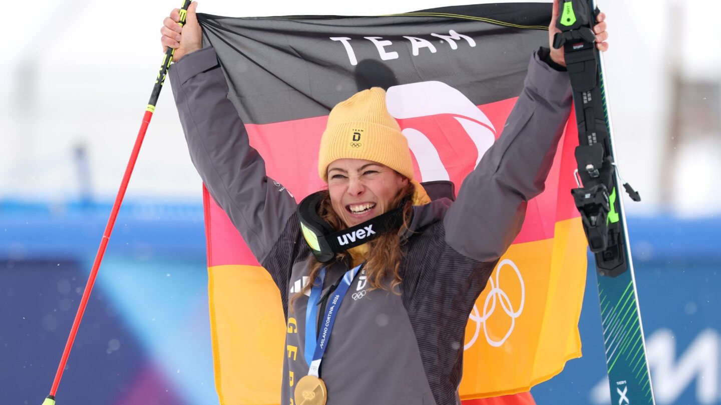 <i>NBC Olympics</i><br/>Daniela Maier celebrates