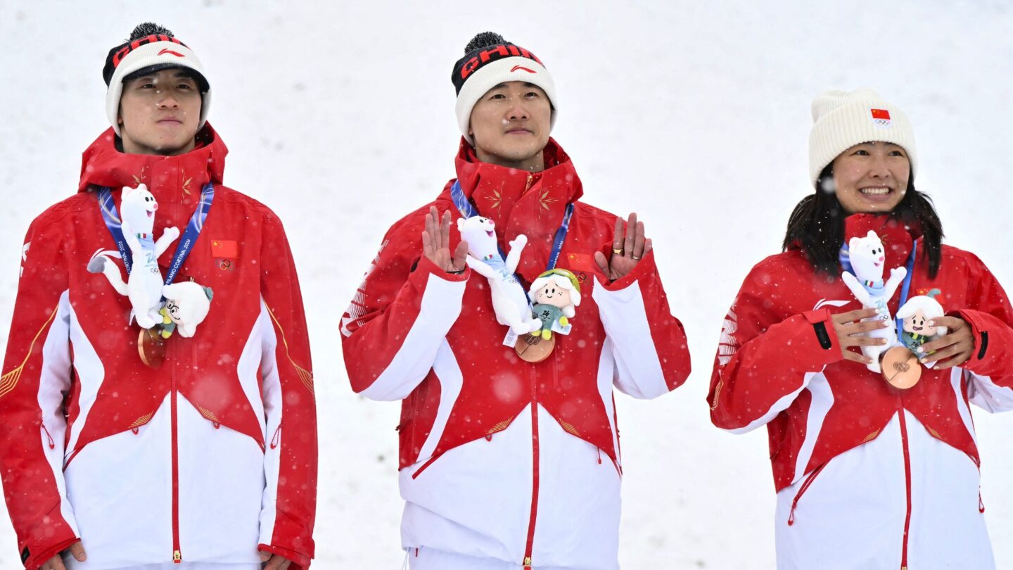 <i>NBC Olympics</i><br/>china mixed team aerials