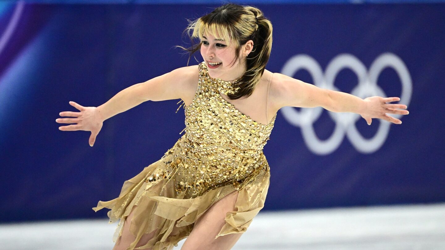 <i>NBC Olympics</i><br/>Alysa Liu skates