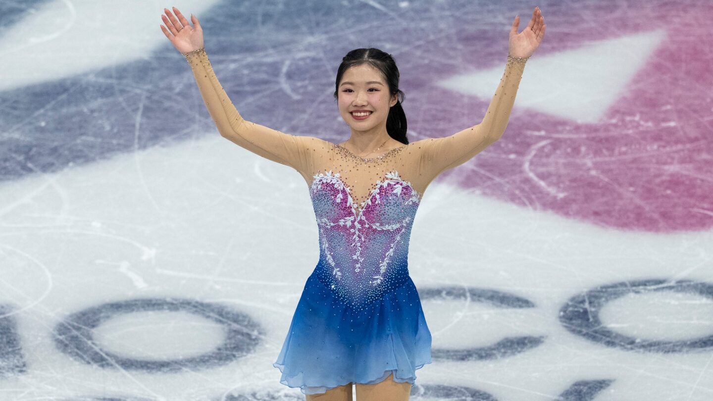 <i>NBC Olympics</i><br/>Ami Nakai during her free skate