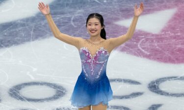 Ami Nakai during her free skate