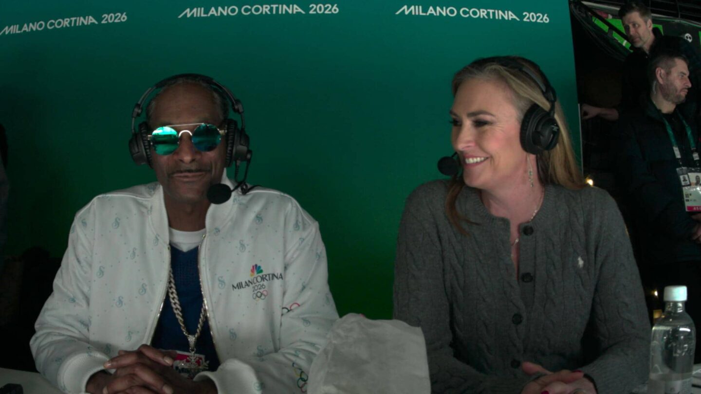 <i>NBC Olympics</i><br/>Snoop Dogg and A.J. Mleczko in the booth