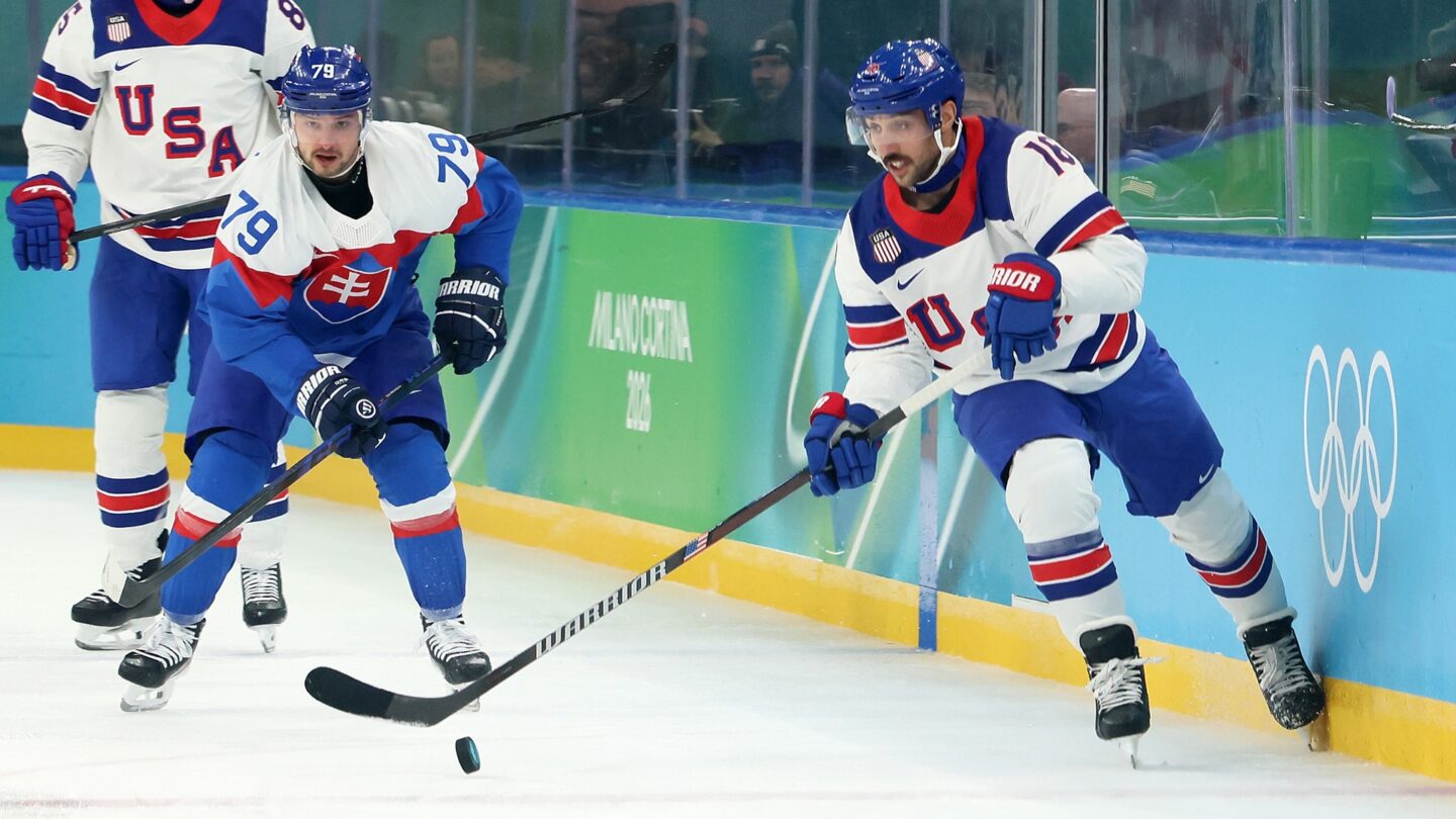 <i>NBC Olympics</i><br/>Vincent Trocheck in action.