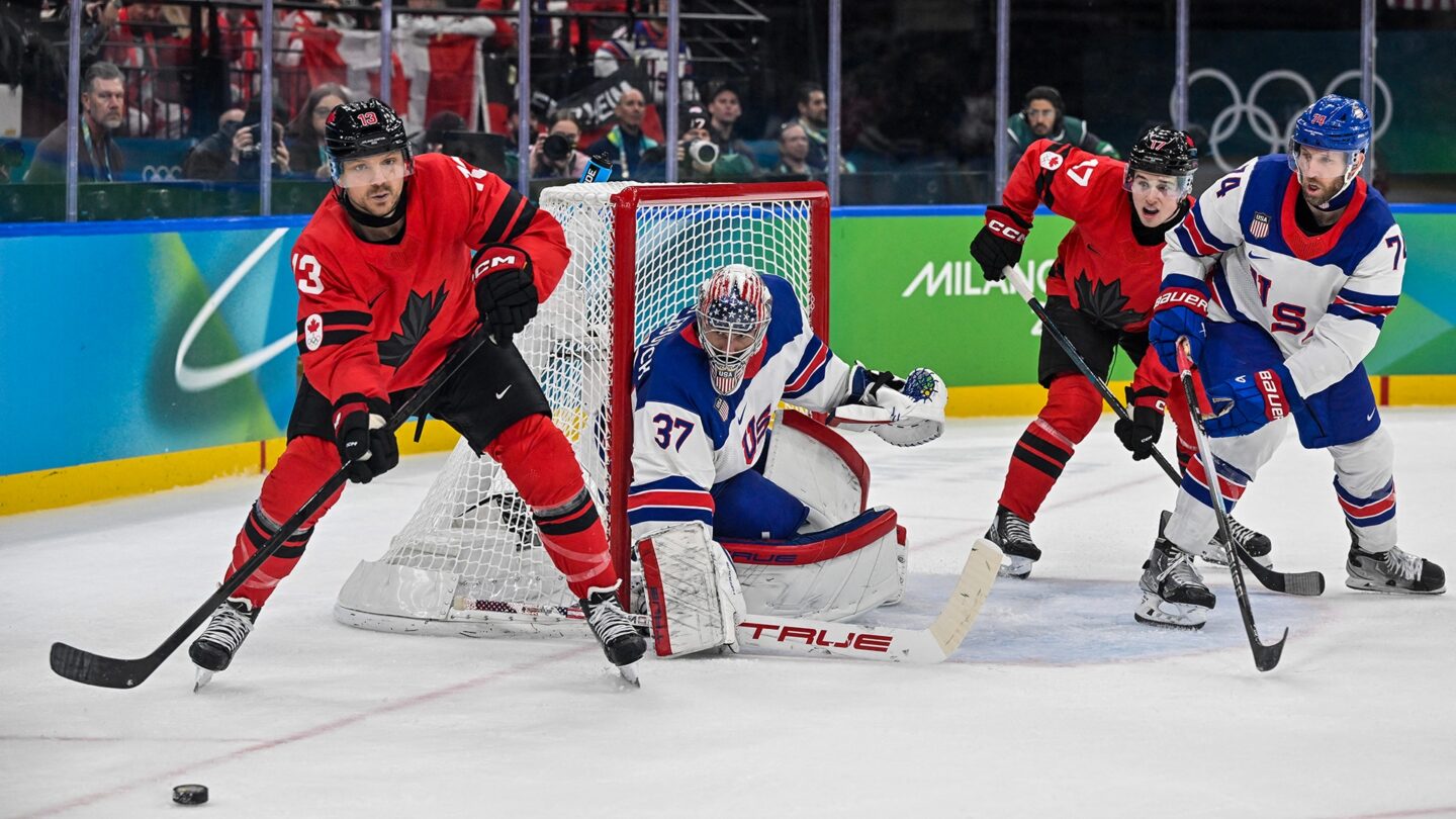 <i>NBC Olympics</i><br/>United States vs. Canada men's hockey
