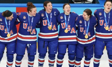 Hilary Knight and her teammates