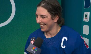 Hilary Knight after the United States' win.